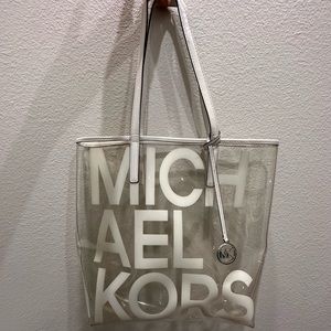 Clear Michael Kors purse
